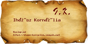 Ihász Kornélia névjegykártya